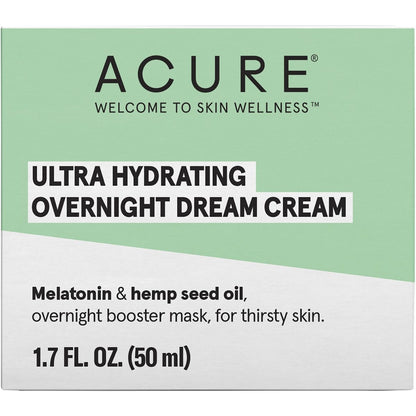 ACURE Ultra Hydrating Overnight Dream Cream 50ml Payless 4 Organics