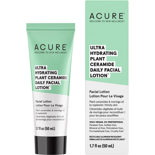 ACURE Ultra Hydrating Plant Ceramide Daily Facial Lotion 50ml Payless 4 Organics
