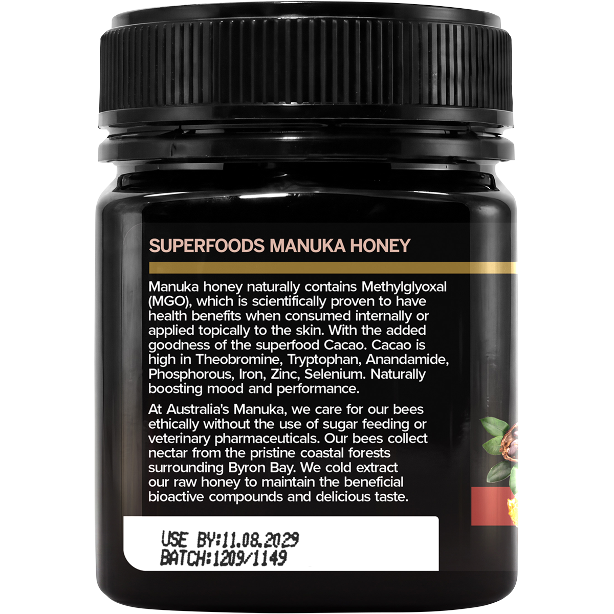 Australia's Manuka Superfoods Manuka Cacao 250+MGO 250g