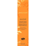Antipodes Aura Gold Manuka Honey Radiance Mask 75ml product box with golden floral illustrations on a white background.
