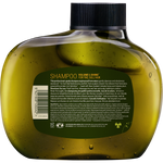 Back of Antipodes Manuka + Orange Shampoo 340ml bottle showing ingredients and directions on a botanical label.