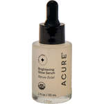 30ml bottle of ACURE Brightening Glowing Serum with argan, pumpkin, and cranberry oils for dull skin.