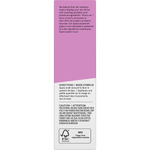 The back of an Acure Radically Rejuvenating Whipped Night Cream box showing directions and ingredients on a white background.