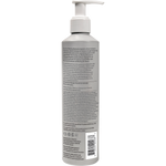 Back view of a 250ml purple aluminum bottle of ACURE Bonding Shampoo with product details and directions.