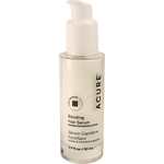 White 50ml bottle of ACURE Bonding Hair Serum with a pump dispenser and gold accents on a white background.