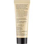 Back of ACURE Revived Radiance Overnight Mask 50ml tube showing directions and ingredients on a white background.