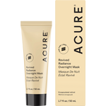 ACURE Revived Radiance Overnight Mask 50ml tube and product box on a white background.