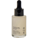 Back of ACURE Zombie Cell Clarifying Serum bottle showing ingredients, directions, and hero ingredient callouts.