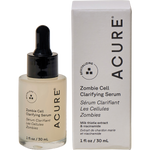 ACURE Zombie Cell Clarifying Serum 30ml bottle and packaging box displayed together on a white background.