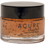 ACURE Zombie Cell Clarifying Mask 40ml glass jar with a black lid on a white background.