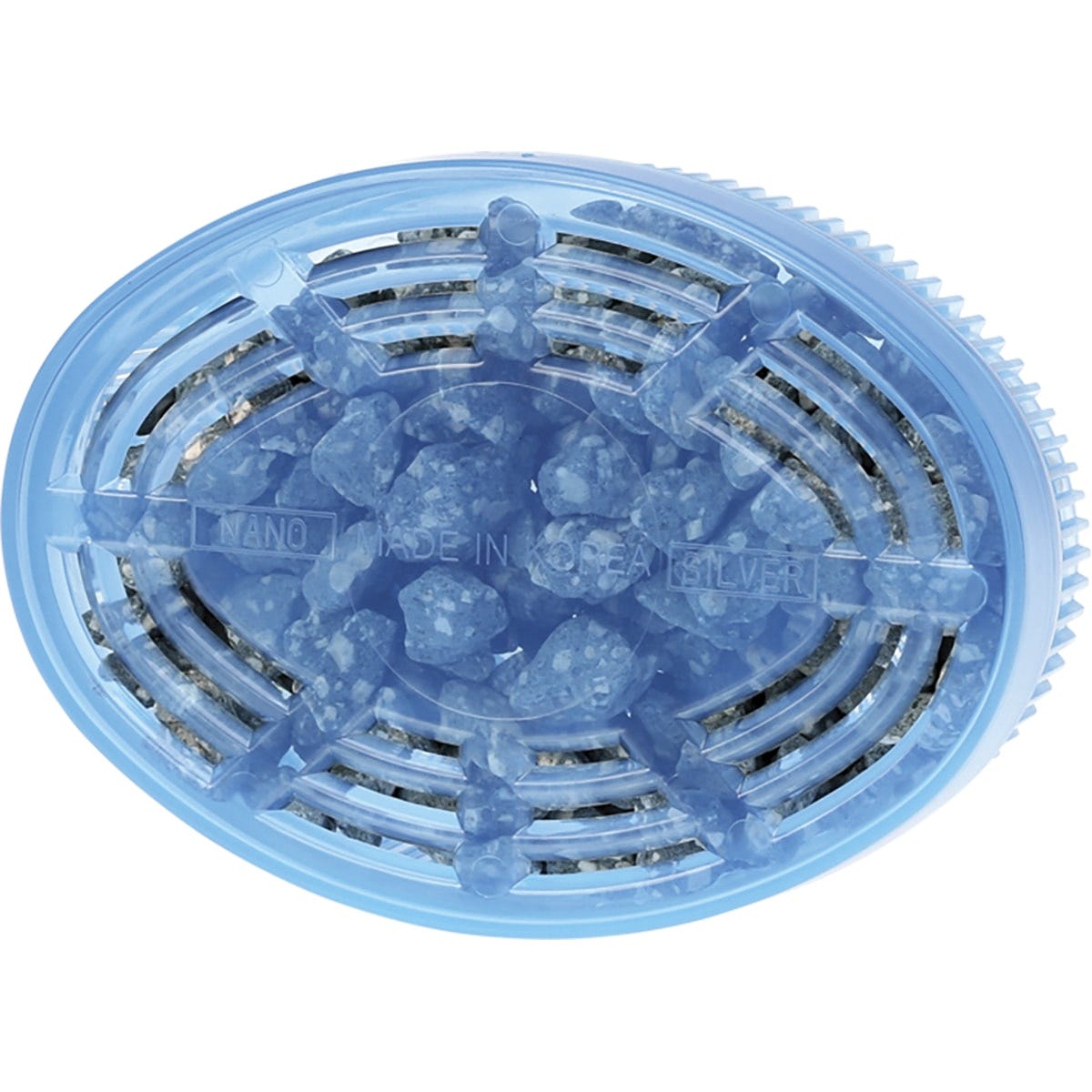 Alps Replacement Mineral Stones in a transparent plastic container on a white background.