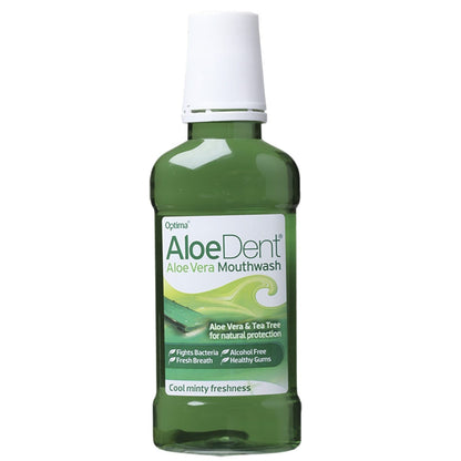 Aloe Dent Mouthwash Alcohol Free Aloe Vera & Tea Tree 250ml Payless 4 Organics