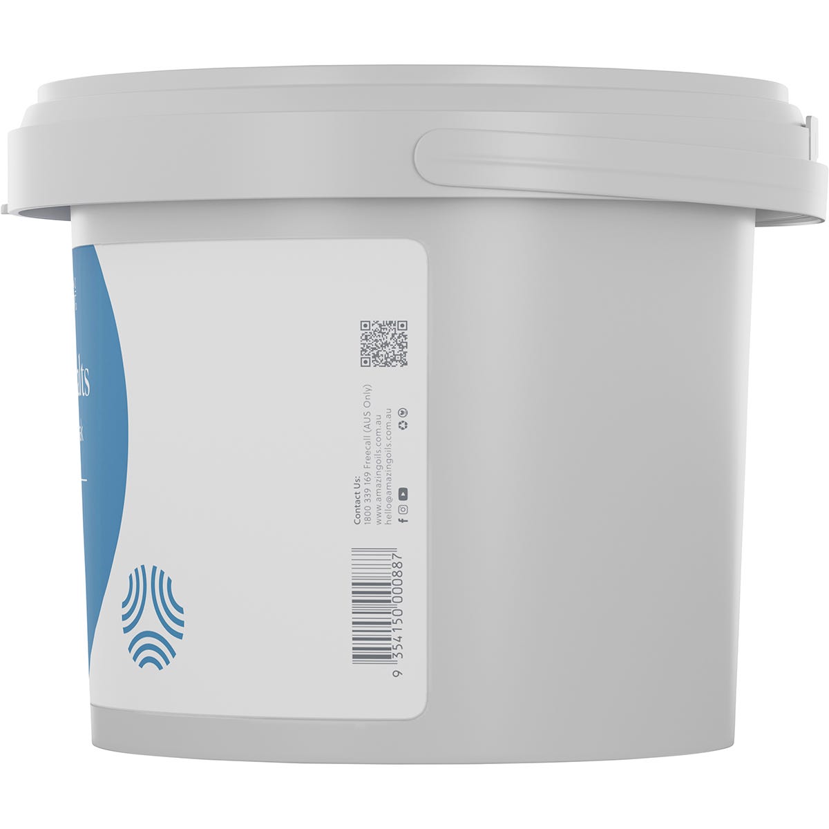 3kg bag of Amazing Oils Epsom Salts Detox Bath Soak on a white background.