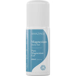 60ml Amazing Oils Magnesium Daily Gel roll-on bottle with a white cap and blue and gold label.