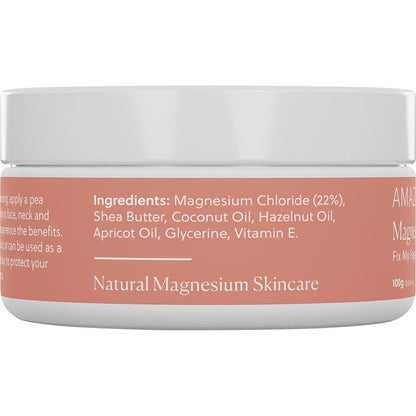 Amazing Oils Magnesium Moisturiser Fix My Face 100g Payless 4 Organics