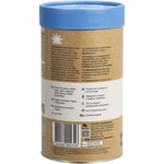 Side view of a 500g tub of Amazonia Raw Protein Slim and Tone Triple Chocolate on a white background.