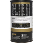 500g tub of Amazonia RawFit Creamy Vanilla plant protein shown from a side angle on a white background.