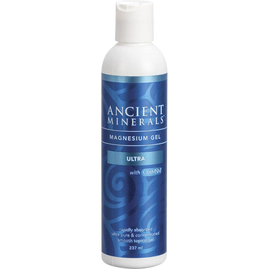 Ancient Minerals Magnesium Gel (50%) & MSM Ultra 237ml Payless 4 Organics