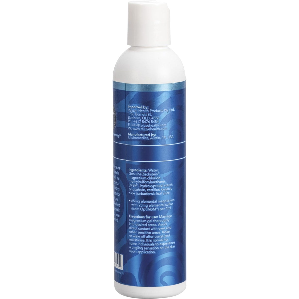Ancient Minerals Magnesium Gel (50%) & MSM Ultra 237ml Payless 4 Organics