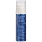 Side view of an Ancient Minerals Magnesium Lotion Ultra 150ml pump bottle showing ingredients and directions.