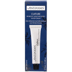15ml jar of Antipodes Culture Probiotic Night Recovery Water Cream with a dark green lid on a white background.