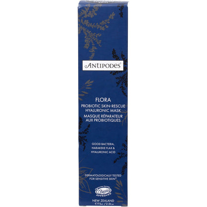 Antipodes Flora Probiotic Skin-Rescue Hyaluronic Mask 75ml Payless 4 Organics