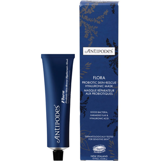 Antipodes Flora Probiotic Skin-Rescue Hyaluronic Mask 75ml Payless 4 Organics