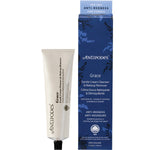 Antipodes Grace Gentle Cream Cleanser 120ml in a green box and aluminium tube with avocado and marigold illustrations.