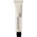 Antipodes 15ml Halo mud mask tube showing the back with directions and ingredients against a white background.