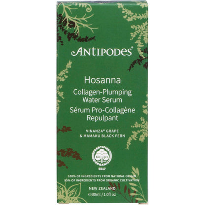 Antipodes Hosanna Collagen-Plumping Water Serum 30ml Payless 4 Organics