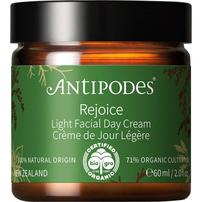 Antipodes Rejoice Light Facial Day Cream 60ml Payless 4 Organics