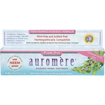 Six tubes of Auromere Ayurvedic Cardamom-Fennel toothpaste in tan and green boxes on a white background.