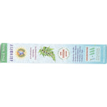 Six tubes of Auromere Ayurvedic Fresh Mint toothpaste on a plain white background.