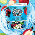 400g bag of Botanika Blends Apple Blackcurrant Plant Protein Water on a white background.
