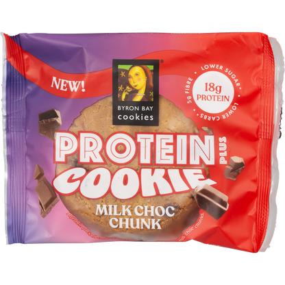 Byron Bay Cookies Protein Cookie Milk Choc Chunk 60g (Pack of 12)