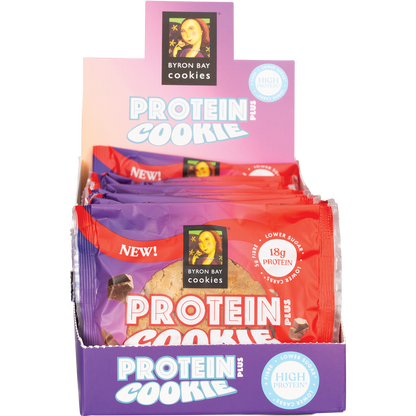 Byron Bay Cookies Protein Cookie Milk Choc Chunk 60g (Pack of 12)