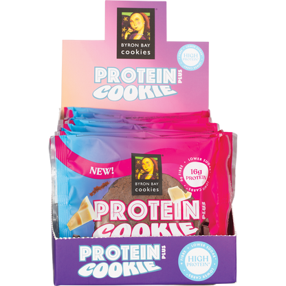 Byron Bay Cookies Protein Cookie Triple Choc 60g (Pack of 12)