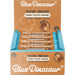 Blue Dinosaur Protein + Fibre Bar Peanut Salted Caramel 50g (Pack of 12)