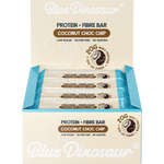 Blue Dinosaur Protein + Fibre Bar Coconut Choc Chip 50g (Pack of 12)