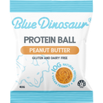 Blue Dinosaur Peanut Butter Protein Ball 40g (Pack of 12)