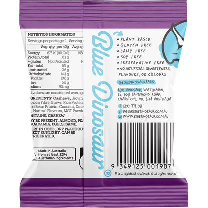 Blue Dinosaur Protein Ball Mango Tango 40g (Pack of 12)