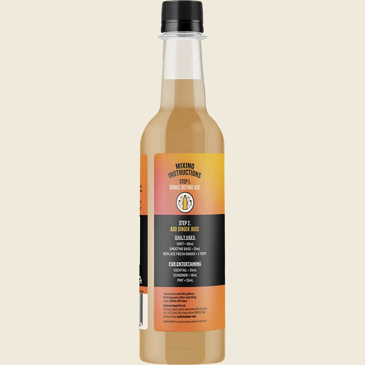 Buderim Ginger Australian Ginger Juice 750ml