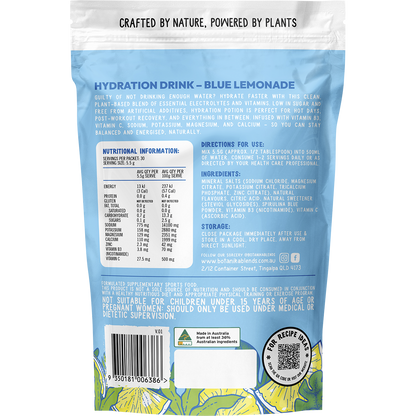 Botanika Blends Hydration Potion Blue Lemonade 165g
