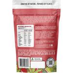 Back of Botanika Blends Strawberry Lime Hydration Potion tub showing ingredients and nutritional information.