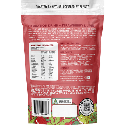 Botanika Blends Hydration Potion Strawberry Lime 165g