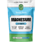 100g tub of Botanika Blends Magnesium Citrate powder with a white and green label featuring a leaf motif.