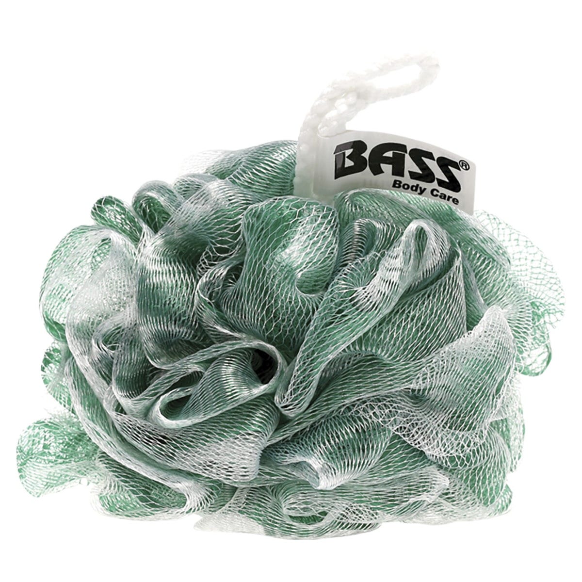 Extra thick mesh flower sponge for body care in purple, designed for gentle exfoliation and rich lather.