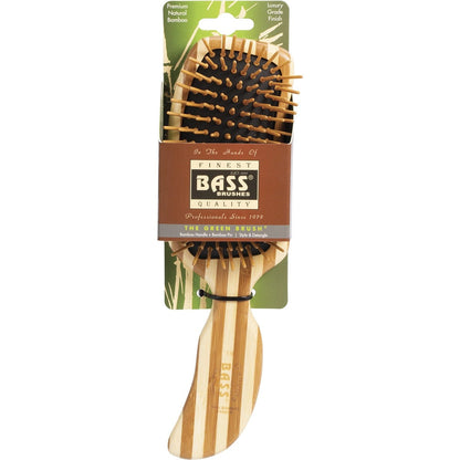 Bass Brushes Bamboo Hair Brush Semi S Shaped Handle Payless 4 Organics
