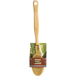 Bass Brushes The Skin Brush with a natural bamboo handle and firm sisal plant bristles for dry body brushing.