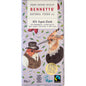 Bennetto 12-pack of 80g Organic 82% Super Dark Chocolate bars featuring a bird illustration on the dark blue packaging.